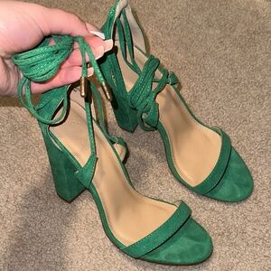Green heels